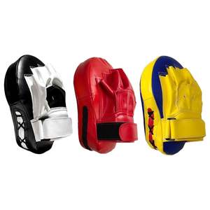 Concevez votre propre marque personnalisée poinçonnage boxe entraînement Focus Pad en cuir Pu main cible tapis de boxe - Product Image 4