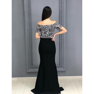 Star donna leopardo pesce abito da sera Tt3737 3737