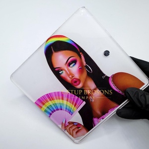 Paleta de acrílico profesional para extensiones de pestañas, soporte para pestañas, herramientas para artistas de pestañas, suministros para salón de belleza - Product Image 5