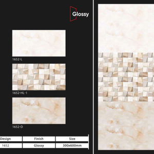 Carreaux muraux en céramique de luxe 300x600mm pour salle de bain et cuisine, finition brillante ou mate, surface sculptée effet sucre, design mural intérieur luxueux - Product Image 1