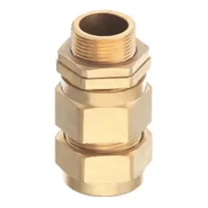 Prensaestopas de latón resistente a prueba de explosiones para instalaciones eléctricas de alto rendimiento en la zona 1 disponibles a precio de fábrica - Product Image 1