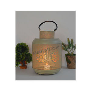 Premium Hot <b>Sale</b> Handcrafted Vintage Metal Tea <b>Light</b> Votive Holder Premium Quality Metal Tea <b>Light</b> Candle Holder Lantern Large - Product Image 5