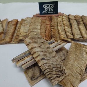 Plaques de luxe en corne de bélier |   Technique brute écologique artistique unique de haute qualité |   Fabrication de manches de couteaux personnalisés - Product Image 6