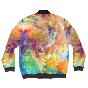 Chaqueta Bomber con Capucha de Manga Larga para Hombre, Transpirable, Ecológica y de Alta Calidad, con Logotipo Frontal, Servicio OEM, Personalizable - Product Image 2
