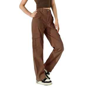 Pantalon cargo personnalisé en tissu de qualité supérieure, plusieurs poches, silhouette décontractée, idéal pour le streetwear urbain et le port quotidien - Product Image 3