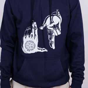 Haute qualité 400G 100% coton sweat à capuche imprimé lourd pour hommes surdimensionné grande taille basiques coton mélangé pour l'hiver - Product Image 4