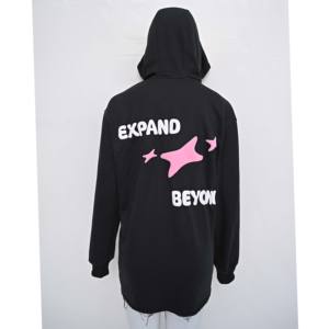 Sudadera con Capucha para Mujer, Diseño Oversize, 100% Algodón, Impresa, Transpirable, con Logotipo Personalizado, Ecológica, de Invierno, Calidad Premium, Venta al Por Mayor - Product Image 2