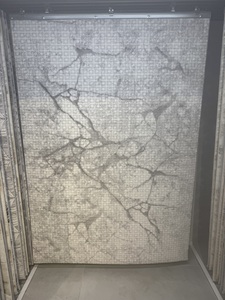 Nuevas alfombras orientales tejidas de poliéster hechas a máquina: reversibles y de pila baja para uso en la sala de oración del hotel en el hogar - Product Image 2