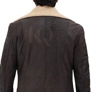 Gabardina de Cuero para Hombre, Estilo Contemporáneo, Corte Largo, Material Premium, Perfecta para el Uso Diario en Invierno - Product Image 6