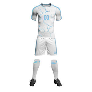 Conjunto de Uniformes de Fútbol Personalizados de Alta Calidad, Corte Automatizado, Ropa Deportiva, Camisetas de Fútbol para Niños con Técnica de Sublimación - Product Image 5