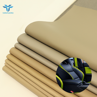 100% polyuréthane PU cuir synthétique résistant à l'abrasion résistant à la saleté personnalisé multicolore épaisseur pour voiture automobile