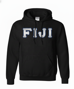 OEM / ODM Custom Fraternity Greek Letter Knitted 100% Cotton Anti-Pilling Sportswear <b>Hoodie</b> Custom Color Fabric Pullover - Product Image 2