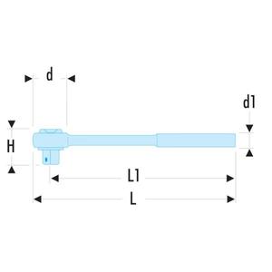 ประแจวงล้อแบบหมุนเร็ว Facom 3/8'' - Product Image 2