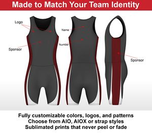 เสื้อกล้ามพายและกางเกงขาสั้นชิ้นเดียวสำหรับทีมพาย - Product Image 4