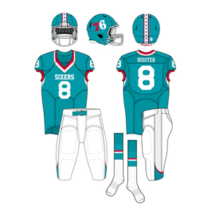 Kit d'uniforme de football américain de haute qualité Design unique pour vêtements d'équipe imprimés pour adultes - Product Image 2