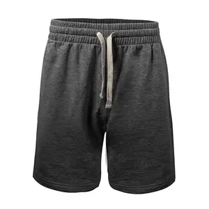 New Style 100% High Quality Cotton Plus Size Men's Shorts Lightweight Woven Sport Shorts Waist Drawstring Running Fitness Short