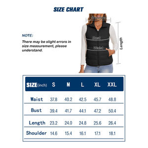 <b>Women</b> Puffer <b>Vest</b> High Quality Lightweight <b>Knitted</b> Waterproof Breathable Eco-Friendly Winter Sleeveless Jacket - Product Image 6