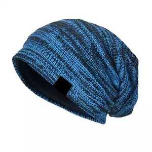 Wholesale 100% acrylic unisex Custom Jacquard knitted Beanie <b>Hat</b> <b>winter</b> ski skull cap Plain Baggy slouchy Street wear waffle Cap - Product Image 6
