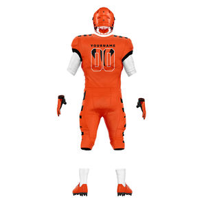 Top Qualité En Gros Pas Cher Blanc Pratique Sublimation Uniforme Personnalisé Porter Maillot De Football Américain Pour Les Hommes - Product Image 5