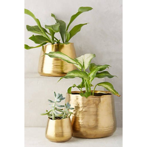 Classic Handmade Gold Metal Planters Home Decoration Living Room Decor Plants Pot Home Accessories <b>Supplies</b> - Product Image 4