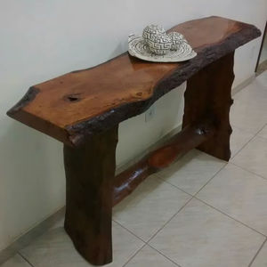 Tabouret rond en corne de style animal, fait main, toucher réel, table d'appoint moyenne, support, art et objets de collection, décoration intérieure - Product Image 1