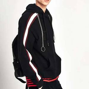 Sudaderas con capucha de algodón de alta calidad para hombre, Diseño a rayas bordado básico personalizado que ofrece diferentes colores, incluido el invierno - Product Image 2