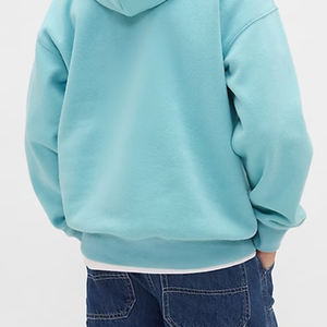 Sudadera de Color Sólido para Niños con Mangas Completas, Precio al por Mayor para Compradores al por Mayor, Diseño con Mangas Completas, Capucha y Logotipo Personalizado - Product Image 6