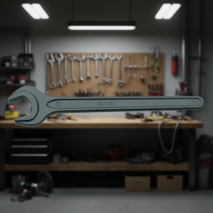 Clé à molette 894 80 mm, clé blanche, longueur 670 mm, outils d'atelier noirs - Product Image 3