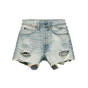 Nuevo diseño de alta calidad, pantalones cortos de mezclilla para mujer, 100% algodón, lavable, de secado rápido, pantalones cortos de mezclilla para mujer, superventas, pantalones cortos de mezclilla para mujer - Product Image 5