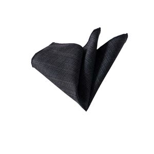 Mouchoir à poche en tissu tissé bleu marine et gris fumé à motifs – Accessoire élégant pour homme, taille unique - Product Image 1