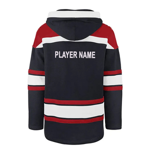 High Quality Custom Made Ice Hockey Hoodie Printed Twill Embroidery 100% Polyester Fleece Breathable Waterproof Anti-UV Quick - Product Image 2