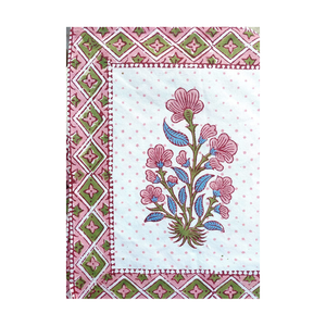 Wedding Souvenier Floral Dining Mats With Boho Look Handmade Cotton Finish With Machine Washable Texture And Embroidered Design - Product Image 1