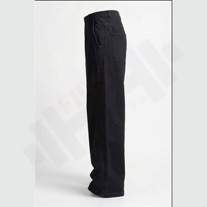 Pantalones Vaqueros Cargo Negros para Hombre, Estilo Y2K, con Múltiples Bolsillos, de Marca, Estilo Urbano, al por Mayor, Personalizados, a Granel - Product Image 3