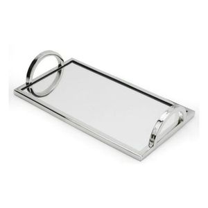 Diseño único Producto estándar superior Artículo de artesanía india Bandejas decorativas para el hogar de alta calidad en metal Elegante y duradero - Product Image 2