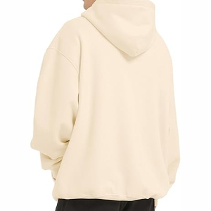 <b>Navy</b> Blue Essential Hoodie Relaxed Fit Minimalist Hooded <b>Top</b> for Streetwear Daily Comfort custom design - Product Image 5