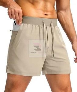 Pantalones cortos deportivos atléticos personalizados 100% pantalones cortos de poliéster para gimnasio - Product Image 6