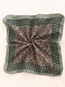 Bandana carré rétro en coton à motif cachemire pour homme et femme, foulard pour cheveux et cou, style vintage - Product Image 3