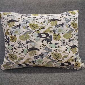 Wholesale Jacquard Modern Fabric Cushion Cover Polyester Luxury Comfortable Bed Rest Creamy Colored <b>Pillow</b> - Product Image 1