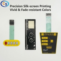 Teclado de Membrana para Electrodomésticos Inteligentes con Uso Industrial, Estructura Delgada Personalizable, Panel de Alta Sensibilidad