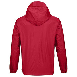 Veste de pluie matelassée à capuche décontractée conçue sur mesure avec fermeture éclair imperméable motif à carreaux pour les jeunes saison d'hiver en toile - Product Image 2