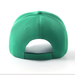 Chapeaux de baseball de couleur unie vierge avec logo personnalisé broderie du logo sport unisexe réglable, chapeaux de baseball en polyester/coton - Product Image 3