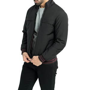 Buena venta chaqueta hombres moda Casual chaqueta abrigo Otoño Invierno nuevas prendas de vestir calientes chaqueta de bombardero delgada servicio OEM personalizado - Product Image 4