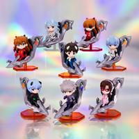 POP MART Evangelion Pilot Series Blind Box Figurine d'action et figurine en vinyle à collectionner pour collectionneurs