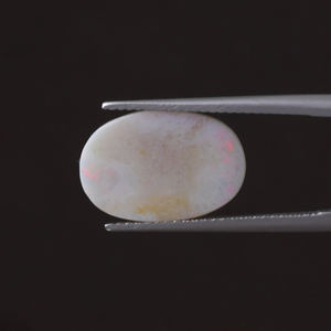 Opale naturelle en vrac, pierre précieuse, 3,33 carats, taille ovale, 16x11 mm, 3 mm, certifiée IGI, taillée à la main, polie, cirée/encollée - Product Image 2