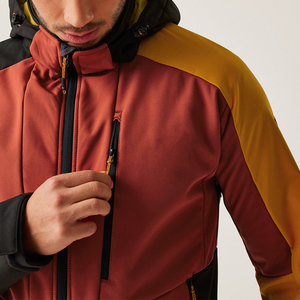 Chaquetas impermeables Softshell para hombre, estilo de otoño transpirable con cremallera y forro polar - Product Image 2