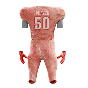 Comprar ropa de equipo de entrenamiento de alta calidad uniforme de fútbol americano para jóvenes adultos logotipo personalizado sublimado poliéster Jersey pantalones conjuntos - Product Image 2