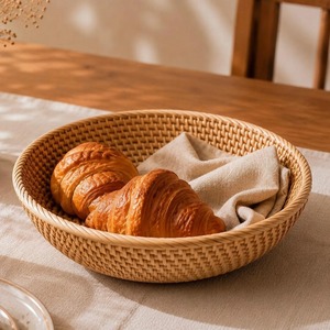 Cesta de Frutas Ovalada de Ratán Natural Artex Green Earth, Hecha a Mano, Ecológica, Moderna y Multifuncional, Fabricada en Hanói - Product Image 6