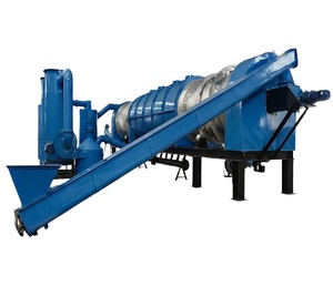 Machine de fabrication de biochar et de charbon de bois de type discontinu VEERA BP 200 C, distillation anaérobie à sec, brûleur électrique/GPL/diesel/pellets - Product Image 2