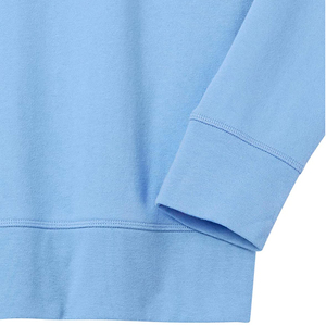 Pull personnalisé vierge poids lourd promotionnel en gros 95% coton 320G pull polaire ras du cou hommes sweat-shirt - Product Image 4
