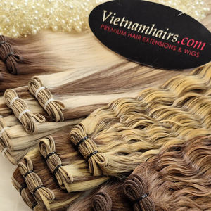 Extensions de cheveux humains vierges Remy vietnamiens de qualité supérieure, les plus vendues en 2025, à fixation par fusion, cuticules intactes, double trame machine - Product Image 2